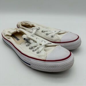 Converse Chuck Taylor Shoreline Women's White and Red Sneakers